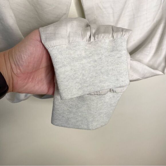 Vince Pants Jogger Soft Silky Pull On Modal Light Heathered Gray Size Medium - Picture 5 of 8